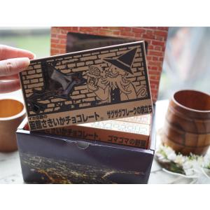 甘辛い！函館の新お土産「イカ伯爵の函館さきいかチョコレート　ザグザグフレークの旅立ち」チョコレート菓子　さきいか　函館こがね　おつまみ　【Ｂ：冷蔵便】