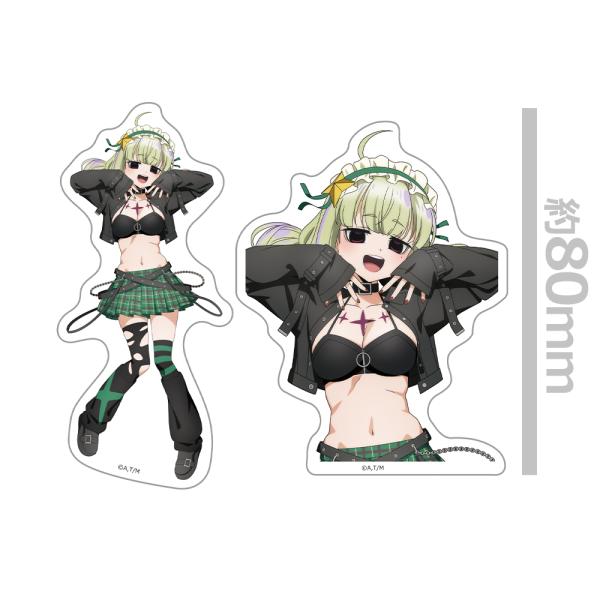 魔法少女にあこがれて ダイカットステッカーセット レオパルト ゴシックパンクver. 描き下ろし