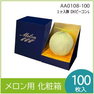 日本産 メロン 専用箱入り メロン 1ヶ入 イラスト 10枚 セット メロン箱 メロン専用箱