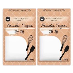 粉糖 カップ印 日新製糖 180g チャック付き HAKOMARU 即日発送 送料無料 2袋セット｜HAKOMARU