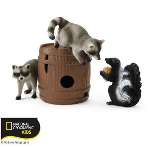 シュライヒ 42532 アライグマとスカンク 動物フィギュア