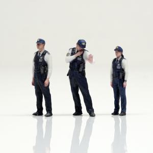 figreal 1/43警察官003(13) 3体 彩色済みフィギュア : 箱庭技研 - 通販