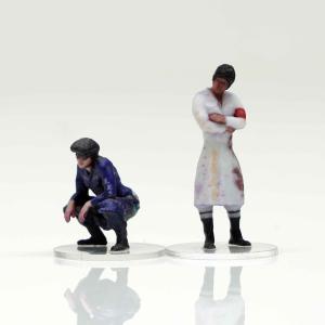 figreal 1/64 警察官 Policeセット001 3体 彩色済みフィギュア : 箱庭