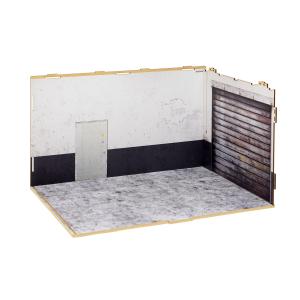 ジオラマルーム2 M-043　ガレージセット　幅378x奥行290x高さ234mm　ダイレクト印刷バージョン