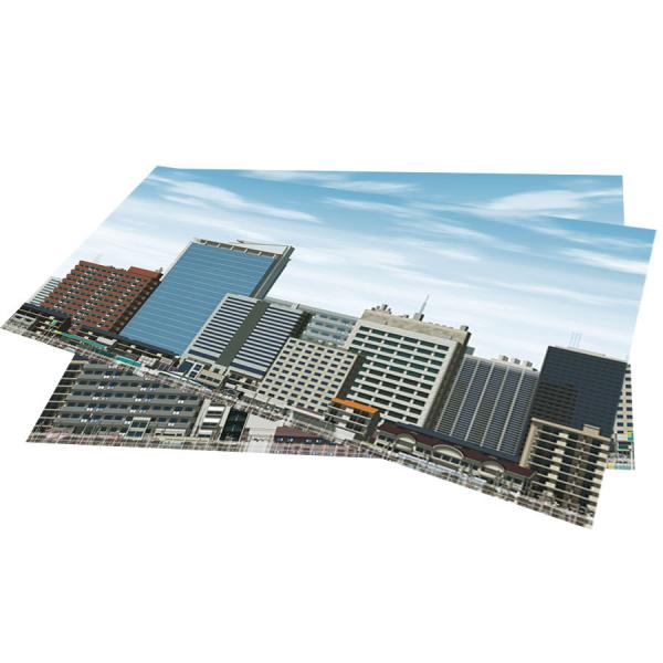 箱庭技研　ジオラマシート 　市街地背景3　2枚入　900ｘ600ｍｍ　ジオラマ　鉄道模型　背景シート...