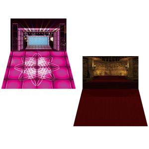 箱庭技研]ジオラマシートmini-EX 1/12 トイレセットA 背景シート