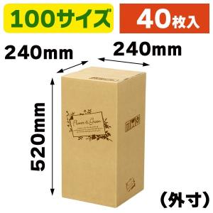 （花の宅配箱）フラワー&グリーン 100サイズH/40枚入（F-506）｜hakonomise