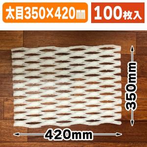 （クッション材）りんご5k段ボール箱用ネットシート/100枚入（K01-R35）