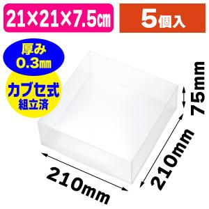 底面長方形）クリアケースPタイプ20-1/250枚入（OP20-1） : 箱の店
