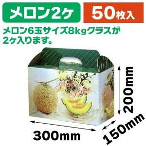 メロンの箱）K-111 ベルデメロン 大 2個入/80枚入（K08-470111