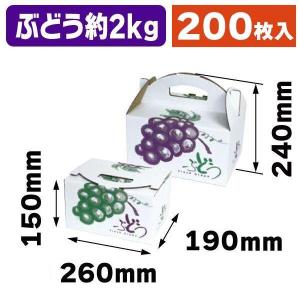ぶどうの箱）ぶどうクラフト（黒）2房 2ケース割引き品100枚入