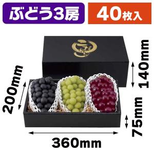 宅送・ぶどう箱）デリシャス葡萄 3kg 深口/30枚入（L-2340） : 箱の店