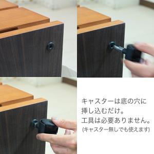 ナイトテーブル タモ材 ベッドサイドチェスト ...の詳細画像1