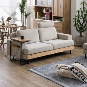 正規品 ダイニングソファ 2.5人掛け 3人掛けソファ カウチ オットマン ゆったり 北欧 シンプル ファブリック アイボリー グレー BASQUE バスク nora ノラ 爆買