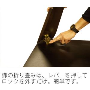 超軽量 折れ脚テーブル 折りたたみ 座卓 折り...の詳細画像5