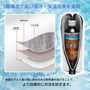 即納 ペットボトルカバー 保冷 【9時間氷が残...の詳細画像2