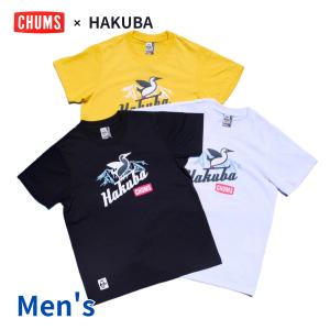 チャムス　tシャツ　メンズ　半袖　アウトドア　スポーツ　キャンプ　速乾　白馬　 SKI JUMP B...