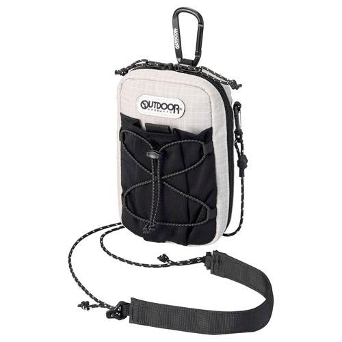 OUTDOOR PRODUCTS（アウトドアプロダクツ） スマートフォンポーチ 07 ライトグレー ...