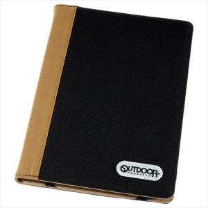 【アウトレット 訳あり特価】OUTDOOR PRODUCTS(アウトドアプロダクツ) タブレットケース03 ブラック 27257 ブックタイプ 10.2〜11インチ用 iPadケース｜hakuba
