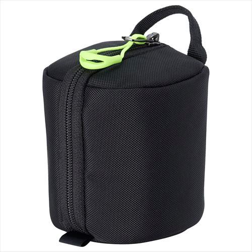 ハクバ ソフトレンズポーチ 02 80-90 タテ開き 撥水高強度ナイロン採用 YKKファスナー＆蛍...