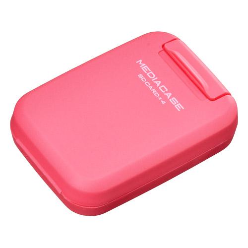 ハクバ メディアを安心 保護「ポータブルメディアケース S」 SD/MicroSDカード用 チェリー...