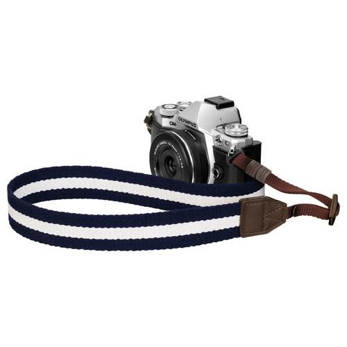 ハクバ プラスシェル ストライプストラップ 30 ネイビー／ホワイト KST-67ST30NVWT ...