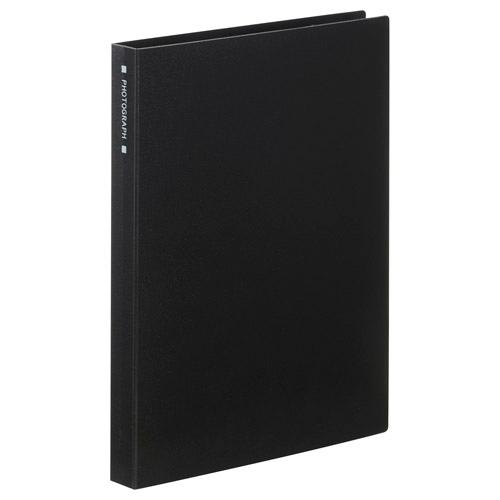 ハクバ フォトアルバム ビュートクリア Lサイズ 80枚収納 ブラック ABTC-L80BK 497...