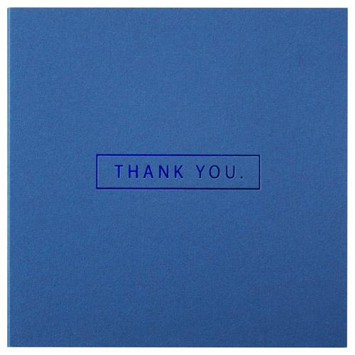 ハクバ フォトメッセージカード No.1110 Lサイズ 2面 スクウェア ネイビー M1110-S...