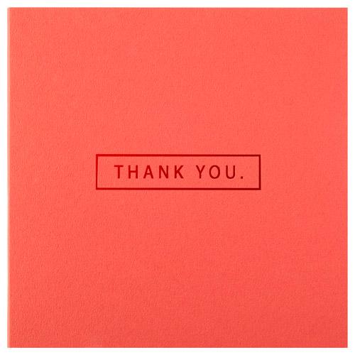 ハクバ フォトメッセージカード No.1110 Lサイズ 2面 スクウェア レッド M1110-SQ...