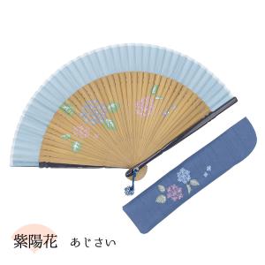 扇子 レディース 花柄 おしゃれ 高級 扇子袋...の詳細画像3