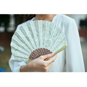 扇子 レディース 花柄 刺繍 おしゃれ 上品 ...の詳細画像5