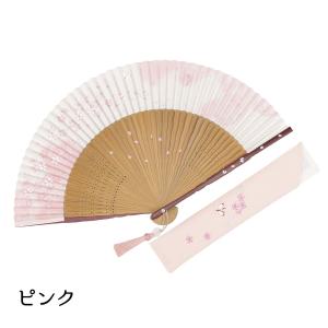 扇子 レディース 京都 日本製 花柄 桜 蝶 ...の詳細画像2