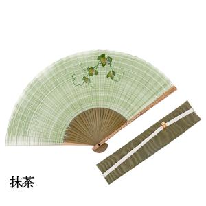 扇子 メンズ 男性 親ゴマ蔦扇子セット 扇子袋...の詳細画像3