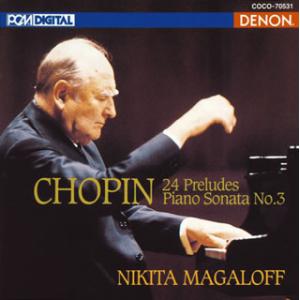 CD)ショパン:24の前奏曲/ピアノ・ソナタ第3番 マガロフ(P) (COCO-70531)｜hakucho