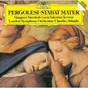 CD)ペルゴレージ:スターバト・マーテル クラウディオ・アバド/ロンドン交響楽団/マーガレット・マー...