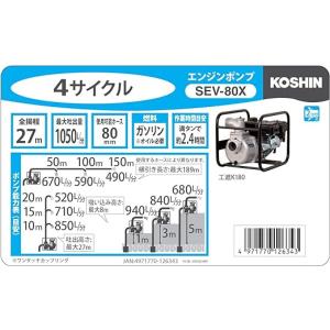 KOSHIN ハイデルスエンジンポンプ SEV...の詳細画像3