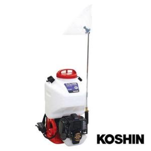 KOSHIN エンジン動噴 ES-15C タンク容量15L 消毒 除草用 背負い式 工進