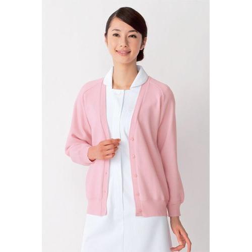 189 カゼン 白衣 ナースウェア カーディガン 女性用 ウール ナイロン 抗菌防臭 KAZEN 医...