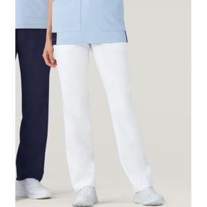 844 カゼン ナースウェア パンツ 女性用 ストレート 工業洗濯可