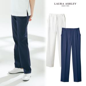 LW701 ローラアシュレイ 白衣 住商モンブラン ナースウェア パンツ 女性用 両脇ゴム 制菌加工 透け防止 吸汗 制電