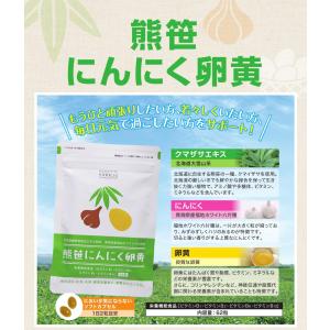 熊笹にんにく卵黄 62粒(約1ヶ月分)サプリ ...の詳細画像2
