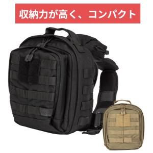 5.11 TACTICAL ショルダーバッグ RUSH MOAB6 56963 小型バッグ付き メンズ ミリタリー｜hakurai-zakka