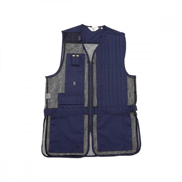 bob-allenシューティングベスト、Left Handed、海軍、ミディアム