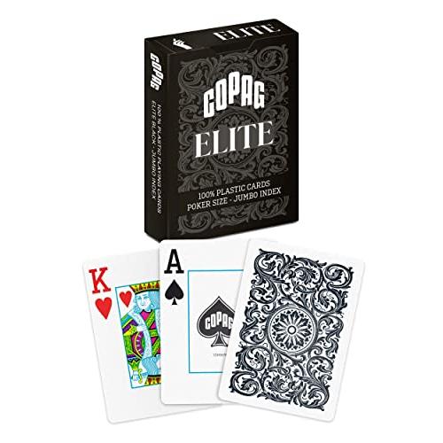 COPAG Elite ポーカーサイズ ジャンボインデックス シングルデッキ トランプ プラスチック...