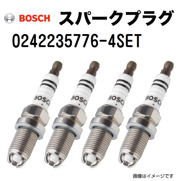 BOSCH スパークプラグ FR7KPP332 個数4本 0242235776-4SET