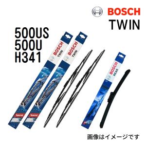 BOSCH TWIN ツイン 輸入車用 ワイパーブレード  3397004590 (500US) 500mm  3397004583 (500U) 500mm  3397004755 (H341) 340mm 3本セット 送料無料｜hakuraishop