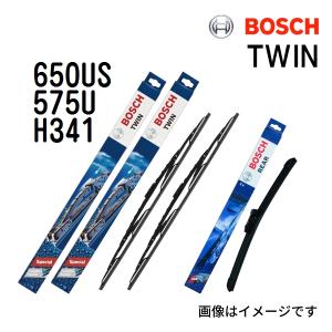 BOSCH TWIN ツイン 輸入車用 ワイパーブレード  3397004593 (650US) 650mm  3397011351 (575U) 575mm  3397004755 (H341) 340mm 3本セット 送料無料｜hakuraishop