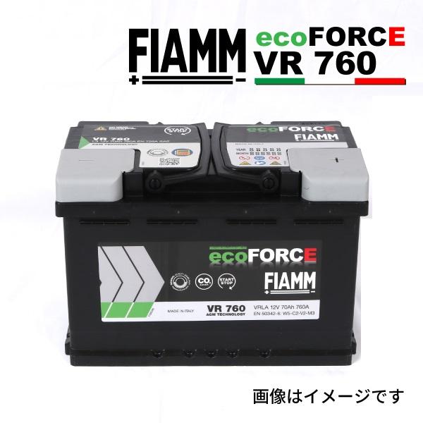 FIAMM アイドリングストップ向けバッテリー ecoFORCE AGM 70A LN3 VR760...