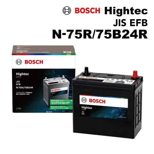 爆買 BOSCH ボッシュ ハイテックバッテリーJIS規格EFB N75R 75B24R HT-N-...