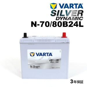 N-70/80B24L トヨタ カローラフィールダー 年式(2012.05-)搭載(46B24L) VARTA SILVER dynamic SLN-70｜hakuraishop